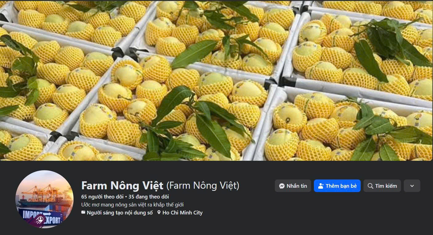 Facebook Farm Nông Việt